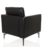 thumbnail of Loungestoel / eenzitsbank BAVERO PU zwart hjh OFFICE