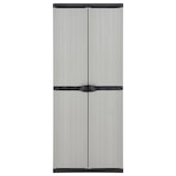 thumbnail of vidaXL Garten-Lagerschrank mit 3 Böden Grau & Schwarz 68x40x168 cm