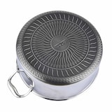 thumbnail of Schmortopf 28 cm aus Edelstahl mit Glasdeckel Antihaft - Wabenstruktur Bräter