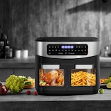 thumbnail of Heißluftfritteuse 2 kammern Airfryer 12L | 2600W Heissluftfriteuse XXL mit Sichtfenster | Friteuse ohne Öl mit Digitalem Display, 10 Programmen