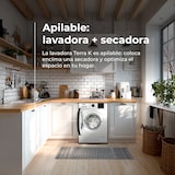 thumbnail of EVVO Lavadora 8 kg carga frontal Terra K8, 1200 rpm, Clase energética A, 48 cm de fondo, Libre instalación, Blanco