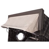 thumbnail of Strandkorb deVries PURE® Seaside XL - PE stone grey - Dessin 500 - inkl. Schutzhülle