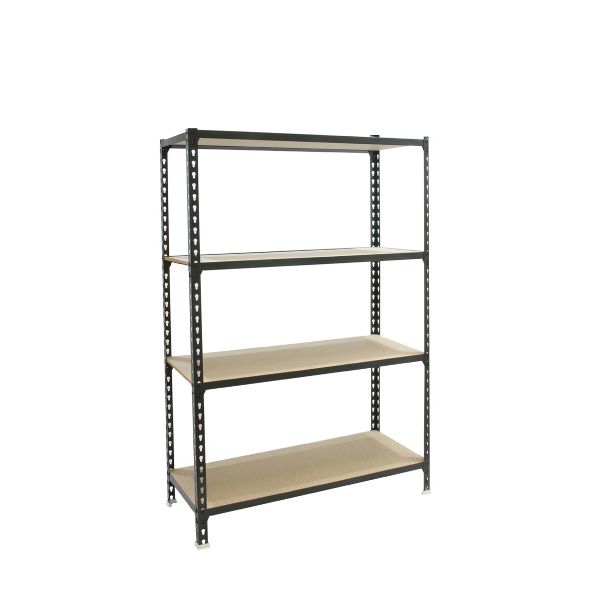 SimonRack Schwerlastregal 1500x1000x400 mm, 4 Ebenen, Holzböden, 150 kg Tragkraft pro Ebene, Anthrazit - Maderclick