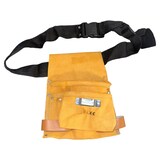 thumbnail of Borsa porta utensili da carpentiere in pelle con portamartello Brixo