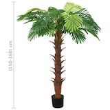 thumbnail of Künstliche Cycas-Palme mit Übertopf 160 cm grün.