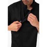 thumbnail of Chef Works® Kochjacke SPRINGFIELD COOL VENT & lite, Reißverschluss, Schwarz, Größe 2XL