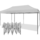 thumbnail of Gazebo 3x6 m bianco pieghevole acciaio SENZA laterali