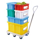 thumbnail of GILAC Bac renforcé HACCP 600 x 400 + couvercle - 55 L - Jaune G119918