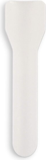 thumbnail of BIOZOYG 100 Stück Eisportionierer 16,5cm, weiß Einweglöffel Papierlöffel umweltfreundlich speziell für Eis biologisch abbaubare Eislöffel Eisspatel