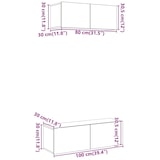 thumbnail of vidaXL 2-tlg. TV-Schrank-Set Wandmontage Altholz-Optik Holzwerkstoff
