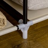 thumbnail of HOMCOM Armadio in Tessuto 8 Ripiani 2 Barre e Porta Avvolgibile Beige