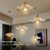 thumbnail of E27 Vintage Lampenfassung mit kabel Metall Nostalgie Retro inkl. LED Leuchtmittel Gold