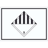 thumbnail of Aufkleber verschiedene Gefahren Symbol Stoffe Material miscellaneous A3 (297x420mm)