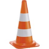 thumbnail of Verkehrskegel, Leitkegel tagesleuchtend, PVC, orange/weiß, Höhe 500 mm