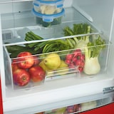 thumbnail of Frigorifero Congelatore combinato Total NoFrost, Posa libera, Larghezza 60 cm, 315 L, Classe E, Veggibox inclusa, Retrò, Rosso, Severin RKG 8997