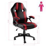 thumbnail of tectake Chaise gamer GOODMAN  noir/rouge
