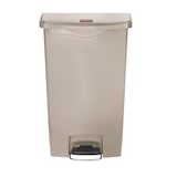 thumbnail of Rubbermaid Slim Jim Step On Container Front Step Pedal-Abfalleimer | 68 Liter, HxBxT 80,3x31,1x50cm | Polyethylen | Beige von PROREGAL