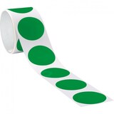 thumbnail of Aufkleber I Markierungspunkt, blanko, grün, Folie, selbstklebend, Ø 75mm, 100/Rolle