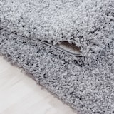 thumbnail of Teppich Schlafzimmer Hochflor Unifarben Samtweich Waschbar Strapazierfähig Wohnzimmer Hellgrau 240x340 cm – RHEIN von Kadima Design