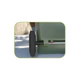 thumbnail of Contenedor con ruedas y pedal de 120 L, color verde helecho