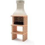 thumbnail of MF - Churrasqueira de Alvenaria Pré-fabricada para Lenha e Carvão Modelo Taos Plus (Laranja/Bege - 76 x 58 x 214 cm) REF: M01140 - Uso Exterior