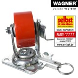 thumbnail of WAGNER Schwerlastrolle soft DIRECTION LOCK 3in1 - Ø 100 mm, Gusseisen, Einspritzdüsen, Bremse, Tragkraft 230 kg-04011401