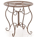 thumbnail of Outdoor Sitzgruppe FUVER - Metall Braun 40x50x92 cm | Gartenmöbelset 2 Personen Metall Vintage Balkonmöbel Set Bistrotisch Terrassenmöbelset Balkonset