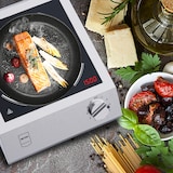 thumbnail of METRO PROFESSIONAL Plaque de cuisson à induction GIC3600, Acier inoxydable / Vitrocéramique, 33x42x10cm, 3500W,  protection anti-surchauffe,  argenté