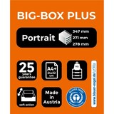 thumbnail of EXACOMPTA Cassettiera Big-Box Plus 3097225D, 5 cassetti, box polistirolo monoblocco, (PxlxAlt) 34,7x27,8x27,1 cm, gamma Iderama nero/verde anice