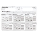 thumbnail of Panasonic Batterie Lithium, Knopfzelle, CR2025, 3V Electronics, Lithium Power, Retail Blister (6-Pack)