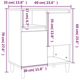 thumbnail of Helloshop26 - Buffet Sideboard Kommode Kleiderschrank Aufbewahrungsmöbel Organizer für Küche Wohnzimmer Lounge 60 x 35 x 70 cm 02_0030356