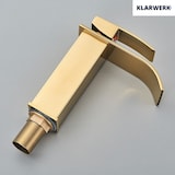 thumbnail of ROSA | Torneira de casa de banho cascata premium ouro brilhante | para cozinha em aço inox | Torneira  quadrada para lavatório design
