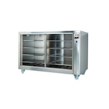 thumbnail of Armoire chauffante avec 2 portes coulissantes en verre pour rôtissoires | MCM - VC-MR