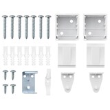 thumbnail of vidaXL Venetiaanse Jaloezieën met gordijnen Wit 130 x 105 cm Aluminium