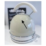 thumbnail of Bouilloire électrique 1,7l Acier Beige Vintage Reconditionné Usage Non Intensif Ariete