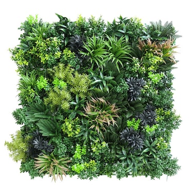 Jardín vertical artificial Zafiro | Naturing Monde - 1x1M - Interior y exterior - Material 100% HDPE de alta calidad