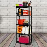 thumbnail of Scaffale 5 ripiani in plastica portata 100 kg casa magazzino 70x30x175cm Plasty5-0005442OT210