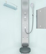 thumbnail of Duschkabine Fertigdusche Dusche Komplettkabine D10-10T0-EC 90x90 cm mit 2K Scheiben Versiegelung