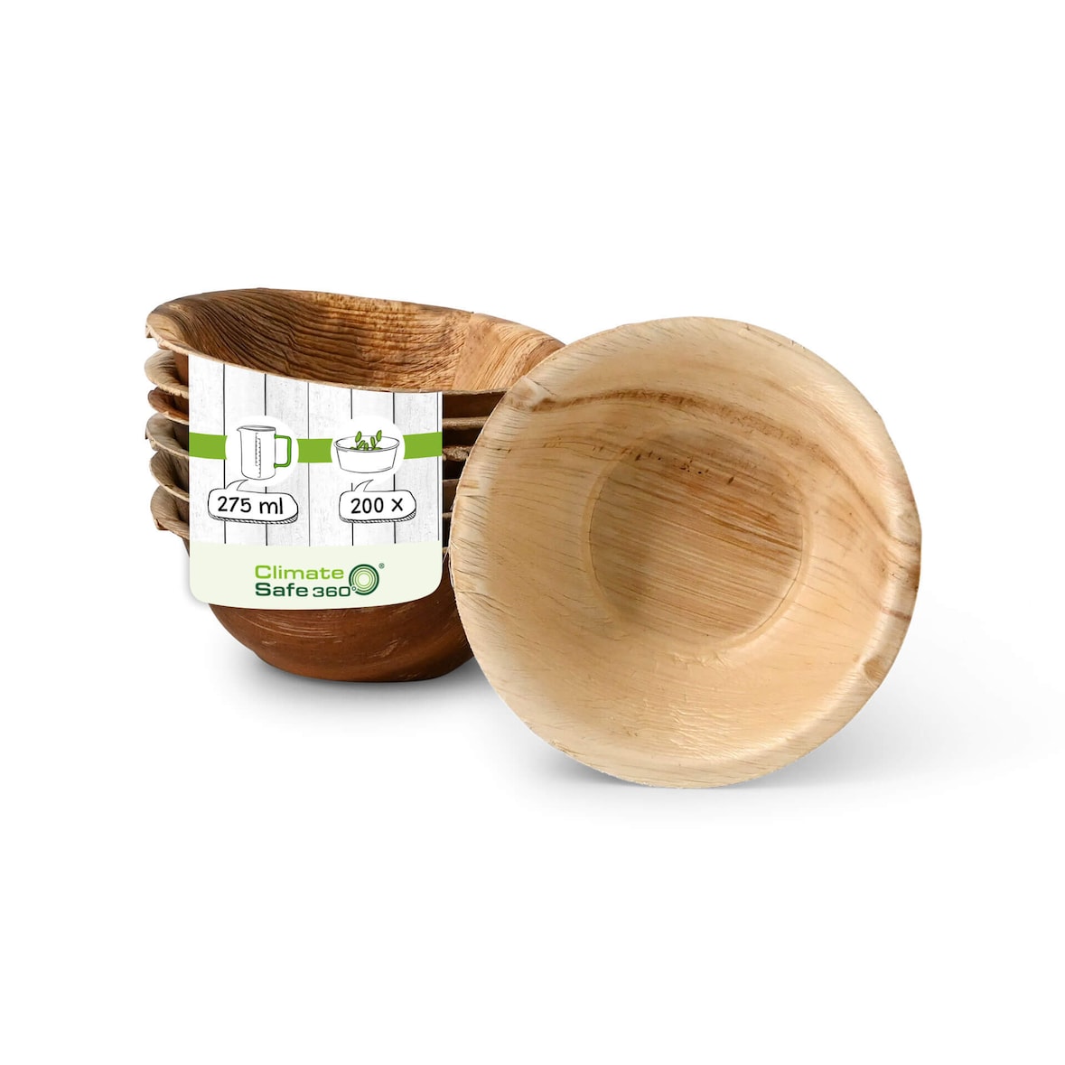 greenbox - Palmblatt Schalen "Palmware®" 275 ml, rund, 200 St.
