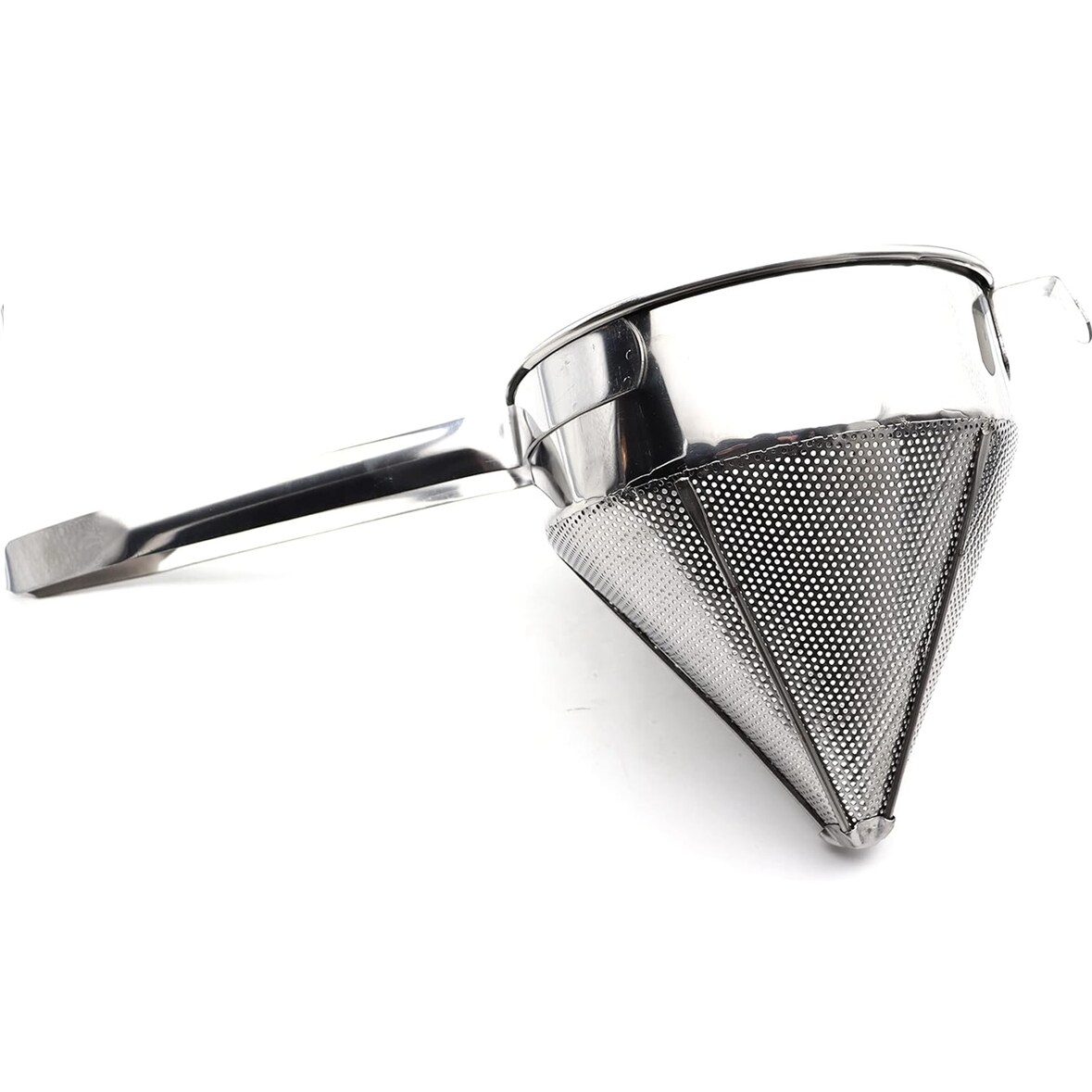 Passoire Conique Passe-Sauce Renforcée Acier Inoxydable 18cm - Ø1mm