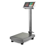 thumbnail of Bilancia Digitale Industriale 300 kg Con Piattaforma 40 X 50 Cm Display LCD Retroilluminato Asta Pieghevole In Acciaio Inox Batteria Ricaricabile 20h