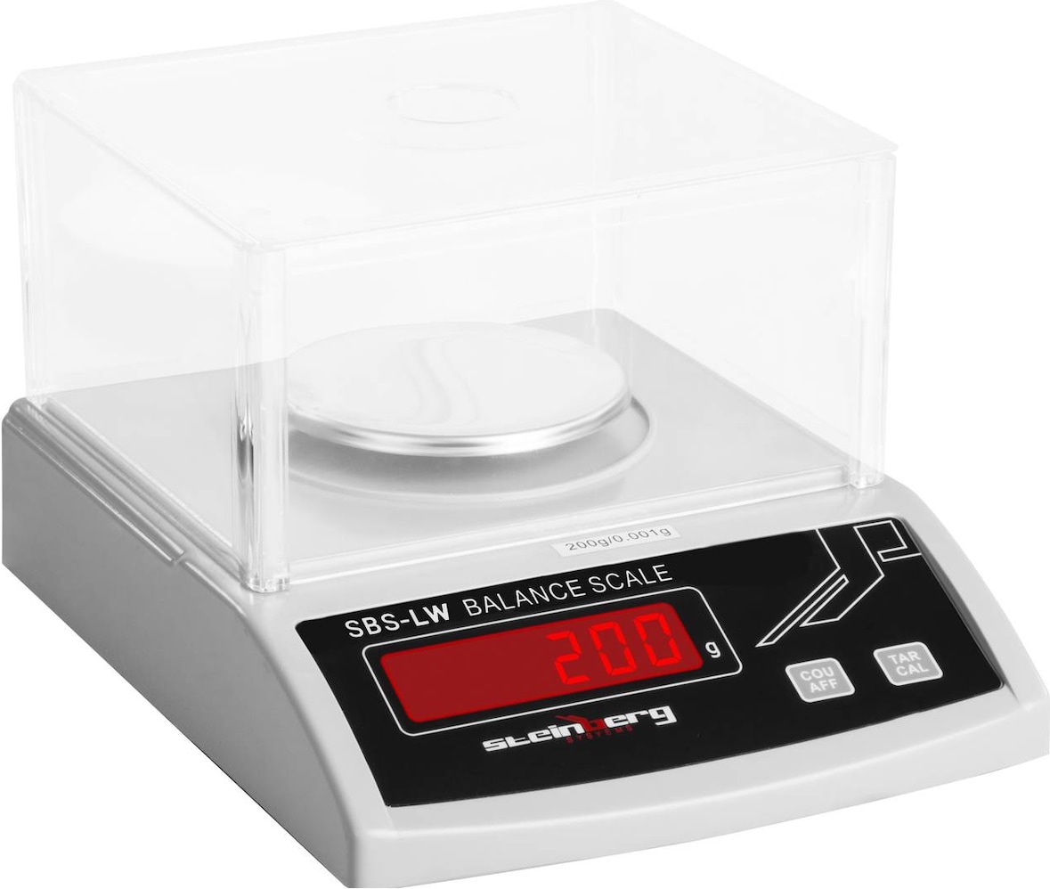 Steinberg Systems - Precisieweegschaal - 200 g / 0,001 g - wit
