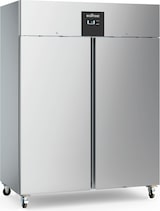 thumbnail of Kühlschrank Edelstahl 2 Türen 1200L - Statische Kühlung mit Ventilator, LED-Beleuchtung, verschließbar - Ecofrost - Combisteel