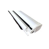 thumbnail of Fliegengitter Insektenschutz Fenster Rollo PVC Bausatz Insektenschutzrollo, Farbe:weiß, Größe: 130 x 160 cm