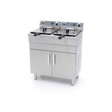 thumbnail of Maxima - 9365158 Fritadeira dupla 2 x 16L 2 cestos com torneira de drenagem e base de armário 230V 73x53x91 cm