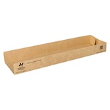 thumbnail of 120 Snacktrays, Pappe `NOTPLA` 3 cm x 7,5 cm x 28,5 cm braun