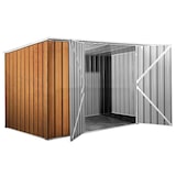 thumbnail of Casetta attrezzi giardino lamiera Box in Acciaio Zincato 345x186cm x h1.92m - 98KG - 6.42mq - LEGNO