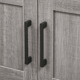 thumbnail of kleankin mueble para debajo del lavabo armario de suelo para baño de madera con 2 puertas y estante abierto estilo moderno 60x30x60 cm gris