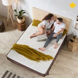 thumbnail of Pack Colchón + Cabecero Tapizado + Somier Descansin | 105x190 | Blanco | Ideal para Personas con Dolores de Espalda | Facil montaje | Silencioso