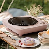 thumbnail of CIARRA Donut Piastra Induzione Singola Induzione 8 Livelli Timer Rosa VM1TIHA-P